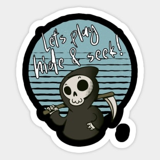 Let's Play Hide And Seek Reaper Sticker